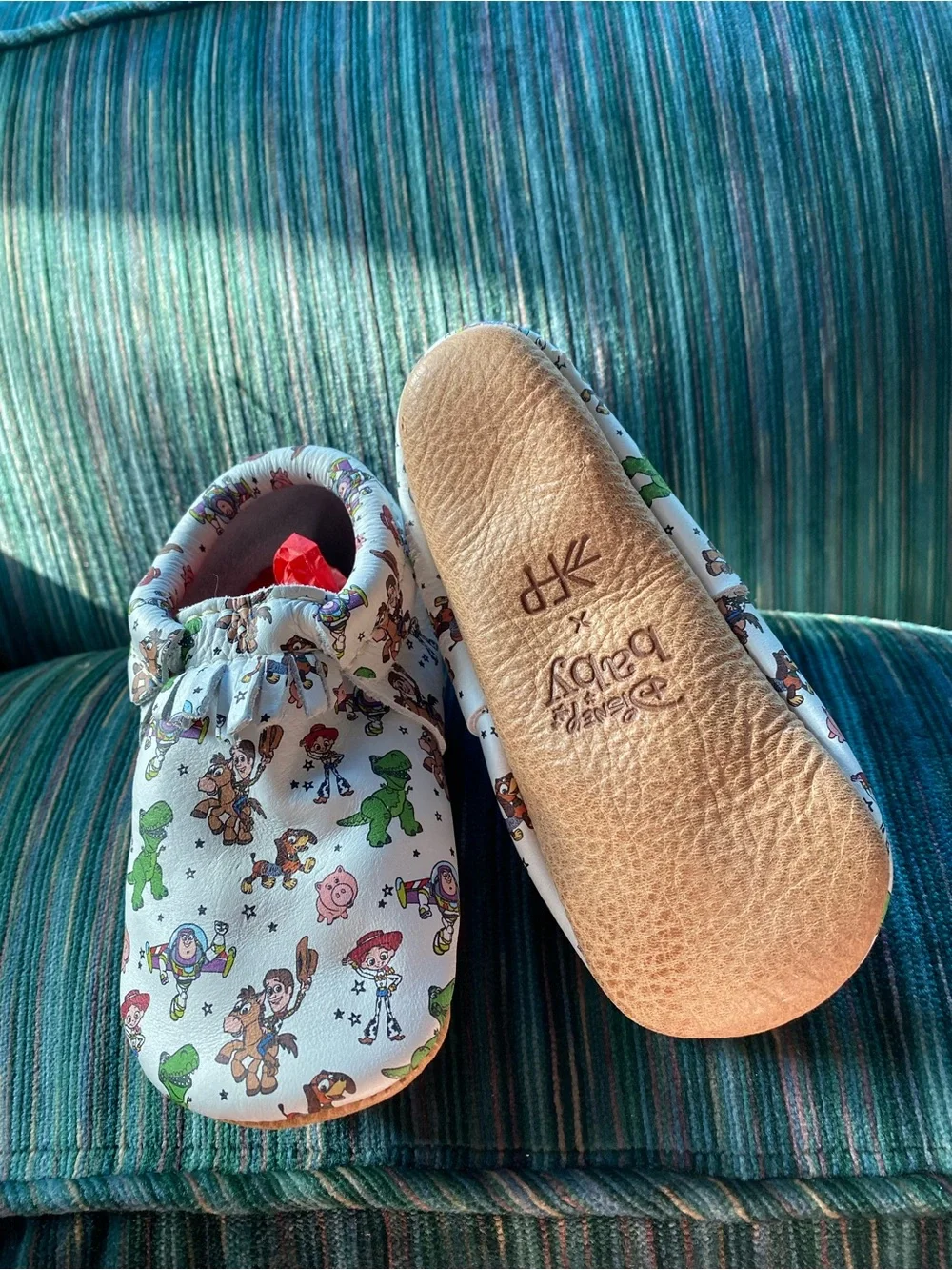Freshly Picked Moccasins with Toy Story Print